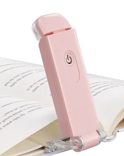 DEWENWILS USB Rechargeable LED Book Light for Reading in Bed | Eye-Care Amber & Warm White, Portable & Flexible (70-120c) thumbnail 1