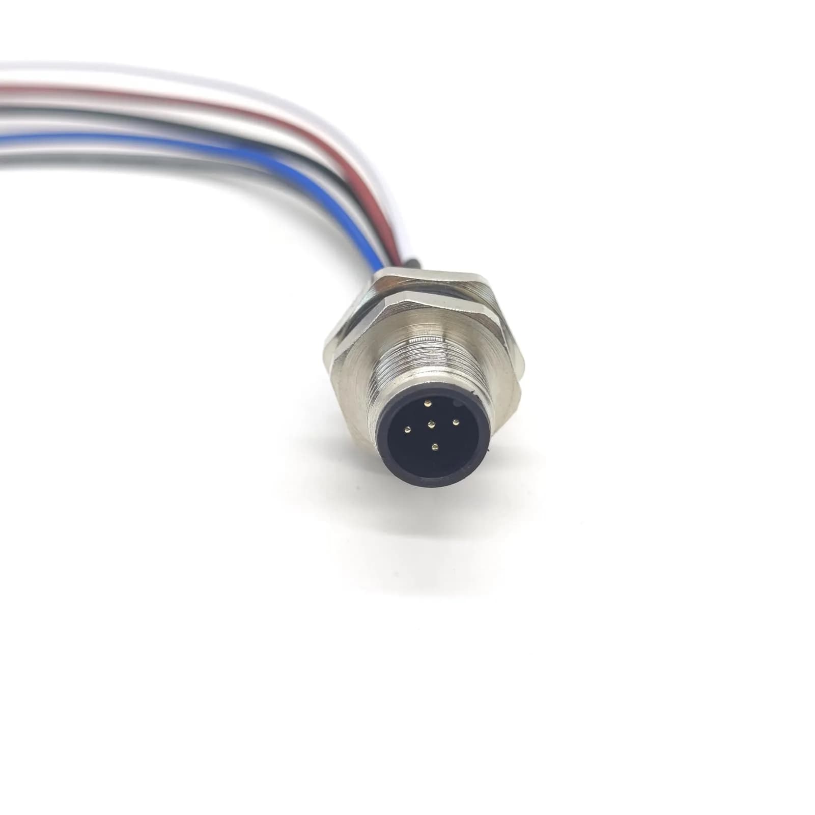 FOWIUNYE M12 5 Pin Male Connector Cable 0.5m (1.64ft) | Waterproof IP67 Aviation Socket — 3.28ft