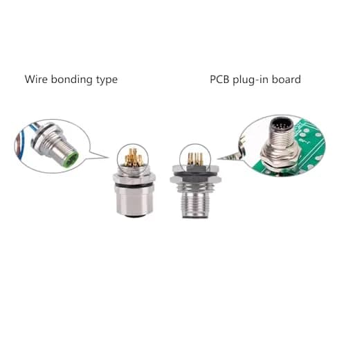 FOWIUNYE M12 5 Pin Male Connector Cable 1 Meter (3.28ft) | IP67 Waterproof Aviation Socket thumbnail 6