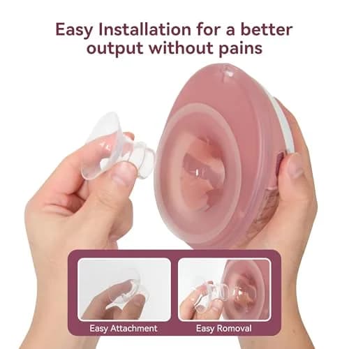 TOVVILD 16mm Flange Inserts for 24mm Flanges, 4 Pack | BPA-Free Silicone for Comfortable Pumping thumbnail 5
