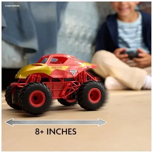 Monster Jam Marvel Iron Man RC Truck 1:24 Scale | ASTM-Tested Toy for Kids Ages 4+ thumbnail 4