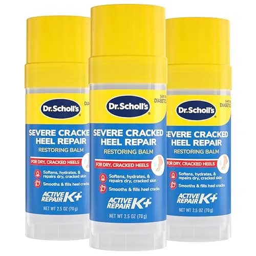 Dr. Scholl's Severe Cracked Heel Repair Foot Cream, Urea, 2.5oz (70.9g) | Deep Moisturizer for Dry, Cracked Heels thumbnail 1