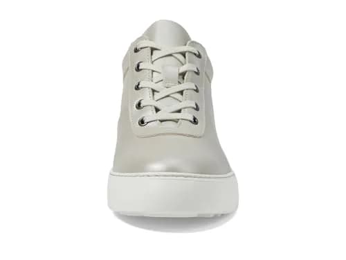 Fly London Dipo638fly Women's Silver Sneakers | 2.5 Inch Wedge Heel, Genuine Leather, Casual Comfort thumbnail 3