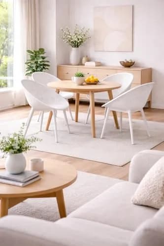 2xhome Modern Patio Dining Chairs | Perforated Egg-Shaped Weather Resistant Set of 2 thumbnail 5