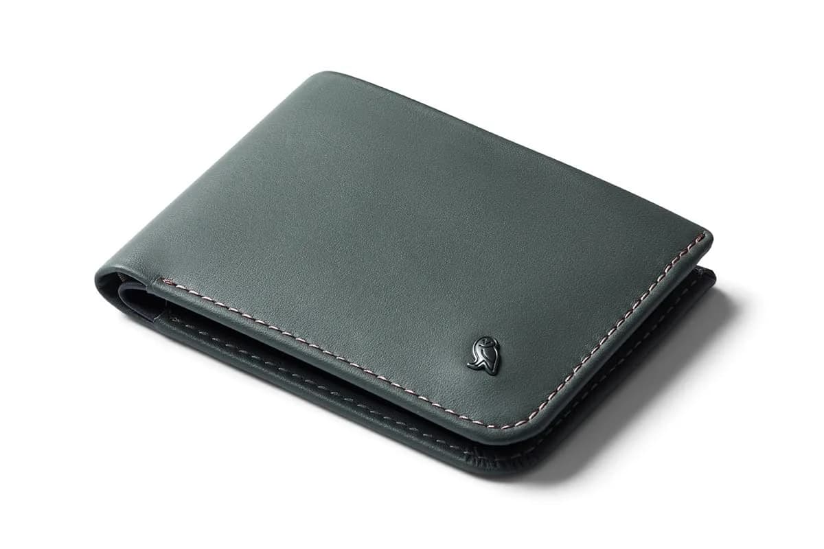 Bellroy Hide & Seek Slim Leather Bifold Wallet RFID Everglade | Classic Design, Slim Profile, Eco-Tanned Leather