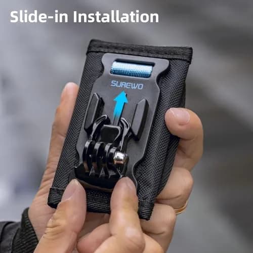 SUREWO Osmo Pocket 3 Backpack Mount | Shoulder Strap Camera Clamp for DJI Osmo Pocket 3 thumbnail 3