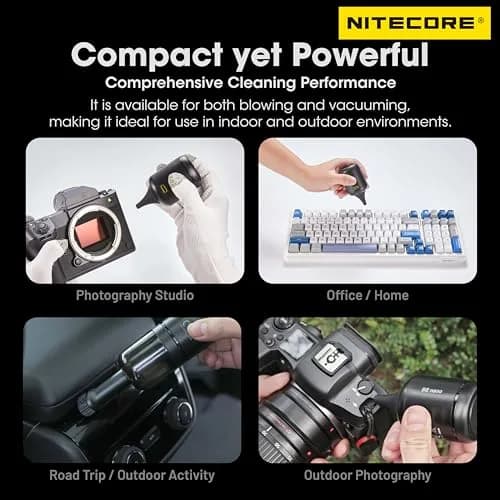 NITECORE BB Nano Portable Electronic Air Blower 99g (3.49 oz) | Powerful 2.6 kPa Dust Removal thumbnail 7