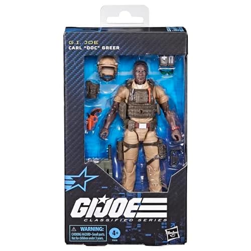 G.I. Joe Classified Series #122 Carl Doc Greer Action Figure 6-inch | Collectible with Accessories thumbnail 2