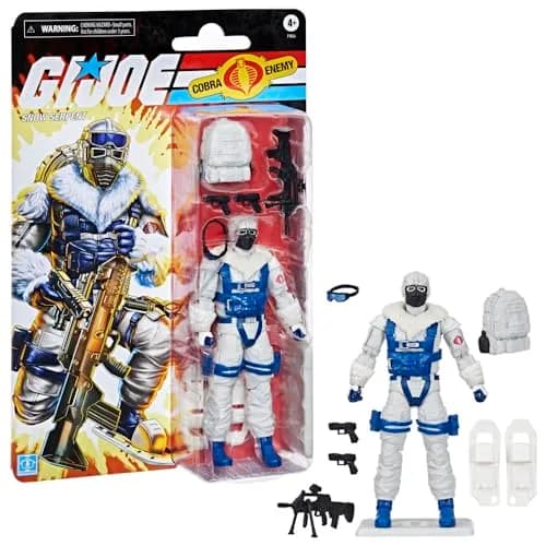 G.I. Joe Classified Series Retro Cardback Snow Serpent 6-inch Action Figure with Accessories | Collectible Toy for Fans thumbnail 1