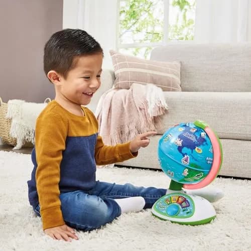 LeapFrog LeapGlobe Interactive Electronic Globe for Kids | 19.3cm x 20.8cm x 31cm (7.6" x 8.3" x 12.2") thumbnail 5