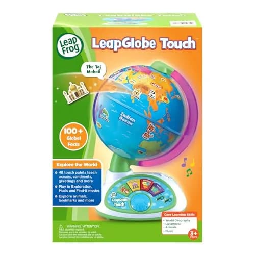 LeapFrog LeapGlobe Interactive Electronic Globe for Kids | 19.3cm x 20.8cm x 31cm (7.6" x 8.3" x 12.2") thumbnail 7