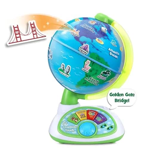 LeapFrog LeapGlobe Interactive Electronic Globe for Kids | 19.3cm x 20.8cm x 31cm (7.6" x 8.3" x 12.2") thumbnail 2