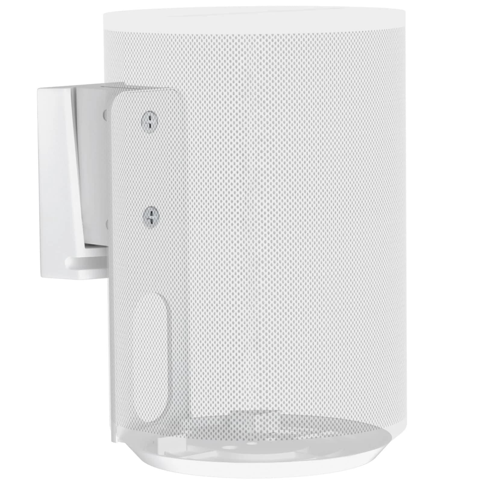 PUTORSEN Speaker Wall Mount for Sonos Era 100, Tilt & Swivel, 2 Pack White | Metal Mount Bracket for Better Audio Enjoyment — White