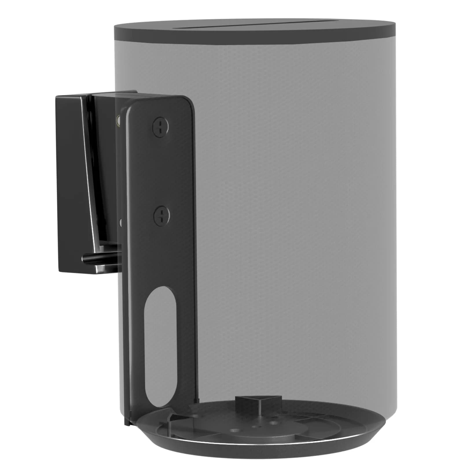 PUTORSEN Speaker Wall Mount for Sonos Era 100, Tilt & Swivel, 1 Pack Black | Metal Bracket for Better Audio - main product image