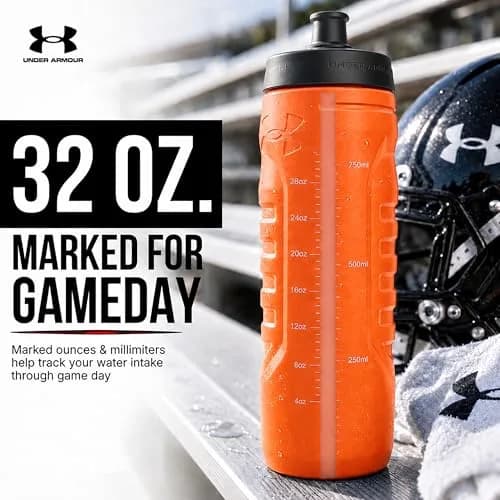 Under Armour Sideline Squeeze Water Bottle 946ml (32 oz) | Quick-Shot Lid for Easy Hydration thumbnail 2