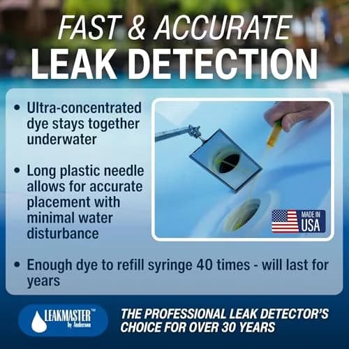 Leakmaster Yellow Dye Pool Leak Detection Kit 2 Pack | Pinpoint Leaks with Precision thumbnail 2