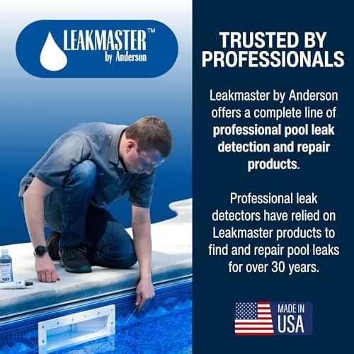 Leakmaster Pool Leak Detection Kit Yellow Dye 8 oz (237 ml) with Reusable Syringe | Professional Water Tracing Tool thumbnail 7