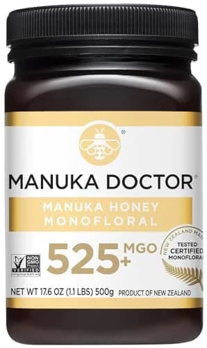 Manuka Doctor Raw Manuka Honey MGO 525+ | Traceable, 17.6 oz | Supports Immunity & Energy thumbnail 1