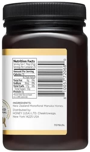 Manuka Doctor Raw Manuka Honey MGO 525+ | Traceable, 17.6 oz | Supports Immunity & Energy thumbnail 8