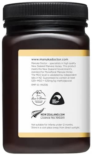 Manuka Doctor Raw Manuka Honey MGO 525+ | Traceable, 17.6 oz | Supports Immunity & Energy thumbnail 9