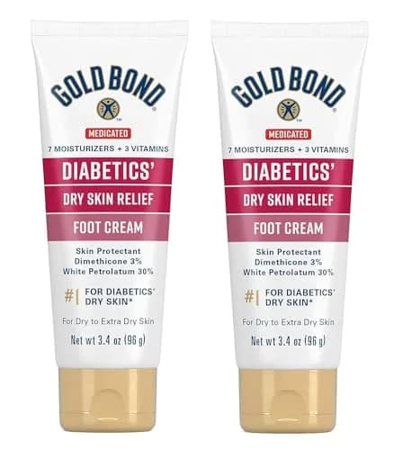 Gold Bond Ultimate Diabetics' Dry Skin Relief Foot Cream 96ml (3.4 oz) | Soothes Skin Discomfort thumbnail 1