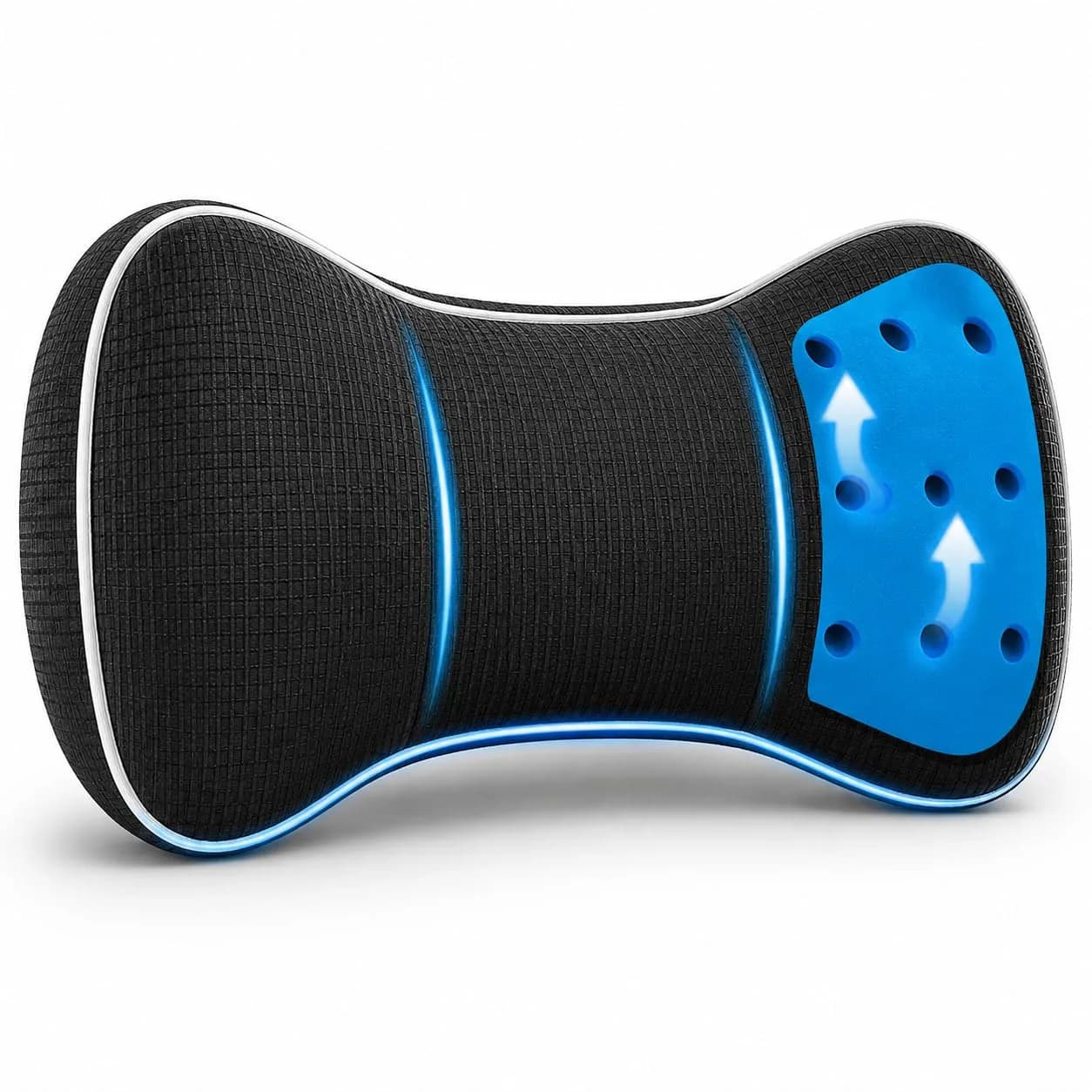Samsonite Infused-Gel Car Neck Pillow with Airflow Memory Foam | Support & Cooling for Long Drives - main product image