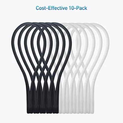 Cable Matters Silicone Magnetic Cable Ties 10-Pack | Strong, Flexible, Color-Coded thumbnail 7