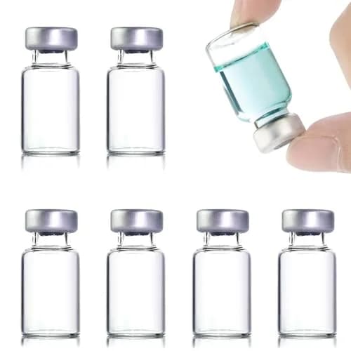 Knixxo 2ml Sealed Sample Glass Vials with Self-Healing Injection Port, 10 Pack (2ml / 0.067 Fl Oz) thumbnail 1