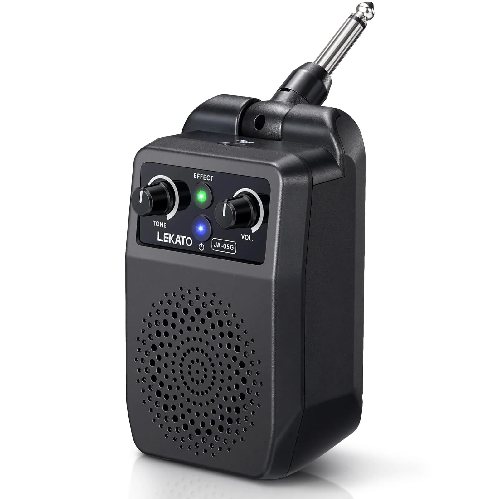 LEKATO Mini Electric Guitar Amp 5W | Portable Bluetooth Practice Amp with 4 Effects - main product image
