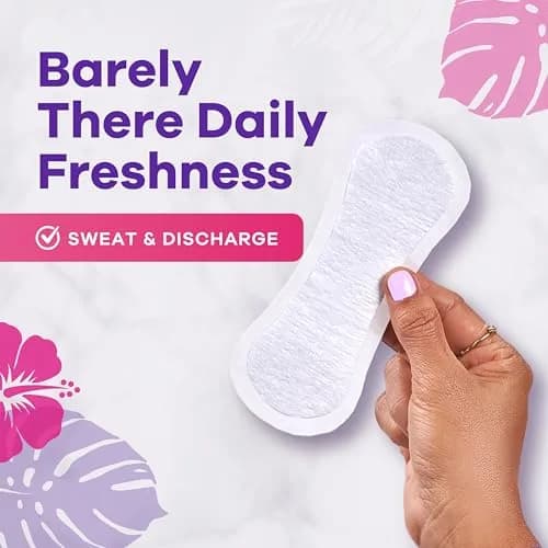 Always Daily Fresh Thin Panty Liners Regular Absorbency Unscented 432 Total | Breathable & Edge-2-Edge Adhesive thumbnail 3