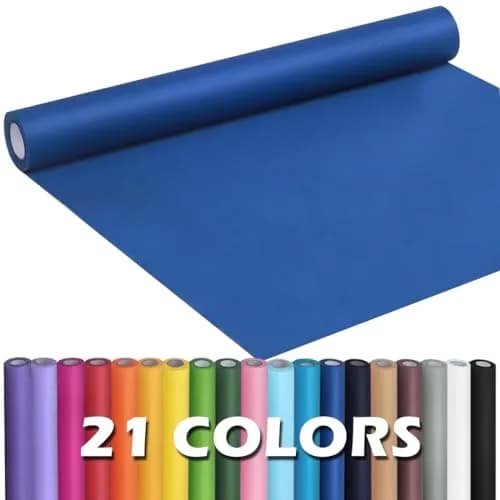 PH PERKHOMY Blue Kraft Paper Roll 17.5" x 80' | Versatile Gift & Craft Wrap thumbnail 1