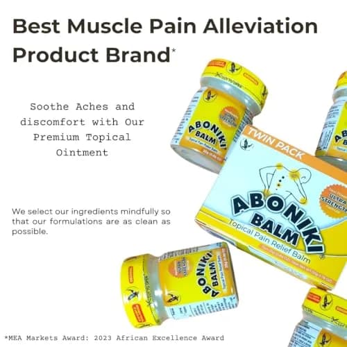 Aboniki Powerful Topical Pain Relief Balm with Natural Ingredients | Fast-Acting Soothing Relief for Joint Pain, Muscle Pain, Soreness, Cramps | 2 Glass Jars, White Formula (50g Total) thumbnail 5