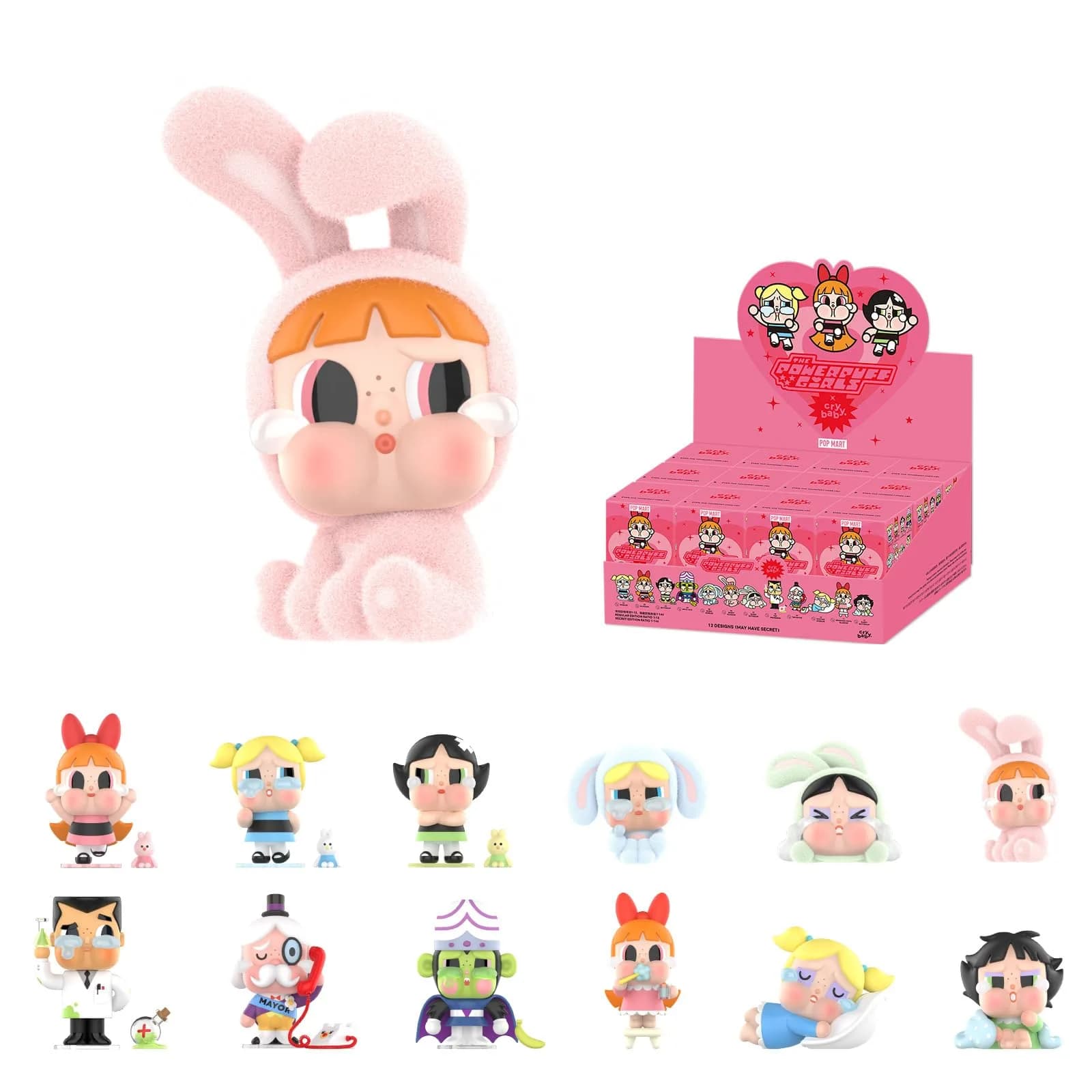 POP MART Crybaby x Powerpuff Girls Series Blind Box Figure | Random Design Collectible Toy — Crybaby X Powerpuff Girls Series