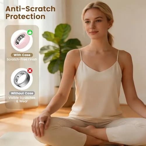 BandSmith Silicone Ring Cover for Oura Ring Gen 3/4, Size M (11/12/13) | Protects Smart Ring During Activities thumbnail 4