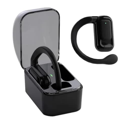 Yoidesu BL02 Translator Earbuds with Digital Display, BT 5.3, 144 Languages Voice Translator Device, Noise Cancellation, HiFi Stereo Earbuds (Black) thumbnail 1