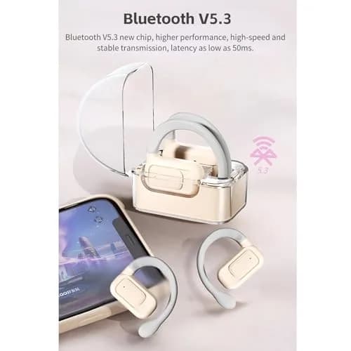 Yoidesu BL02 Translator Earbuds with Digital Display, BT 5.3, 144 Languages Voice Translator Device, Noise Cancellation, HiFi Stereo Earbuds (Black) thumbnail 3