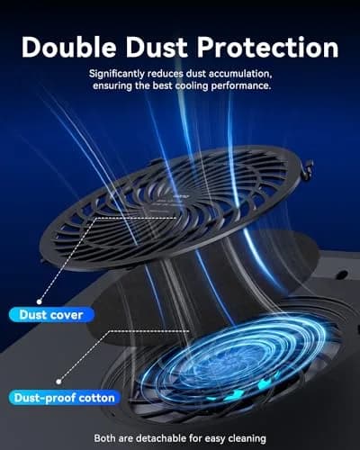 llano Dust Cover Set for V12, V12 Ultra & V13 Laptop Cooling Pads | Dust & Debris Protection thumbnail 2