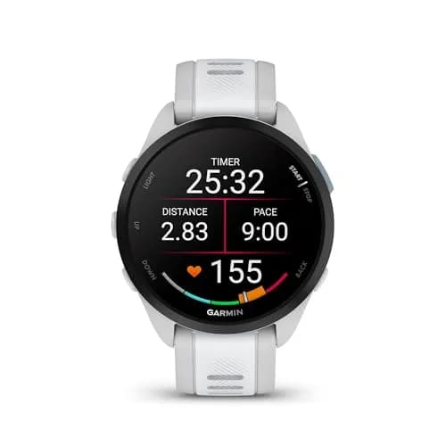 Garmin Forerunner® 165 Running Smartwatch 43mm Whitestone | AMOLED Touchscreen GPS thumbnail 2