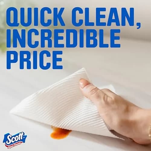 Scott Paper Towels Choose-A-Sheet 30 Double Rolls | Absorbent & Virtually Lint-Free (100 Sheets/roll) thumbnail 5