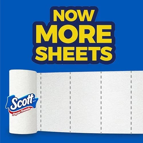 Scott Paper Towels Choose-A-Sheet 30 Double Rolls | Absorbent & Virtually Lint-Free (100 Sheets/roll) thumbnail 3