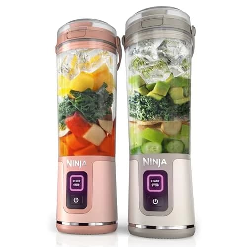 Ninja Portable Blender 18oz | Cordless, Rechargeable, Dual-Color, 2 Pack thumbnail 1