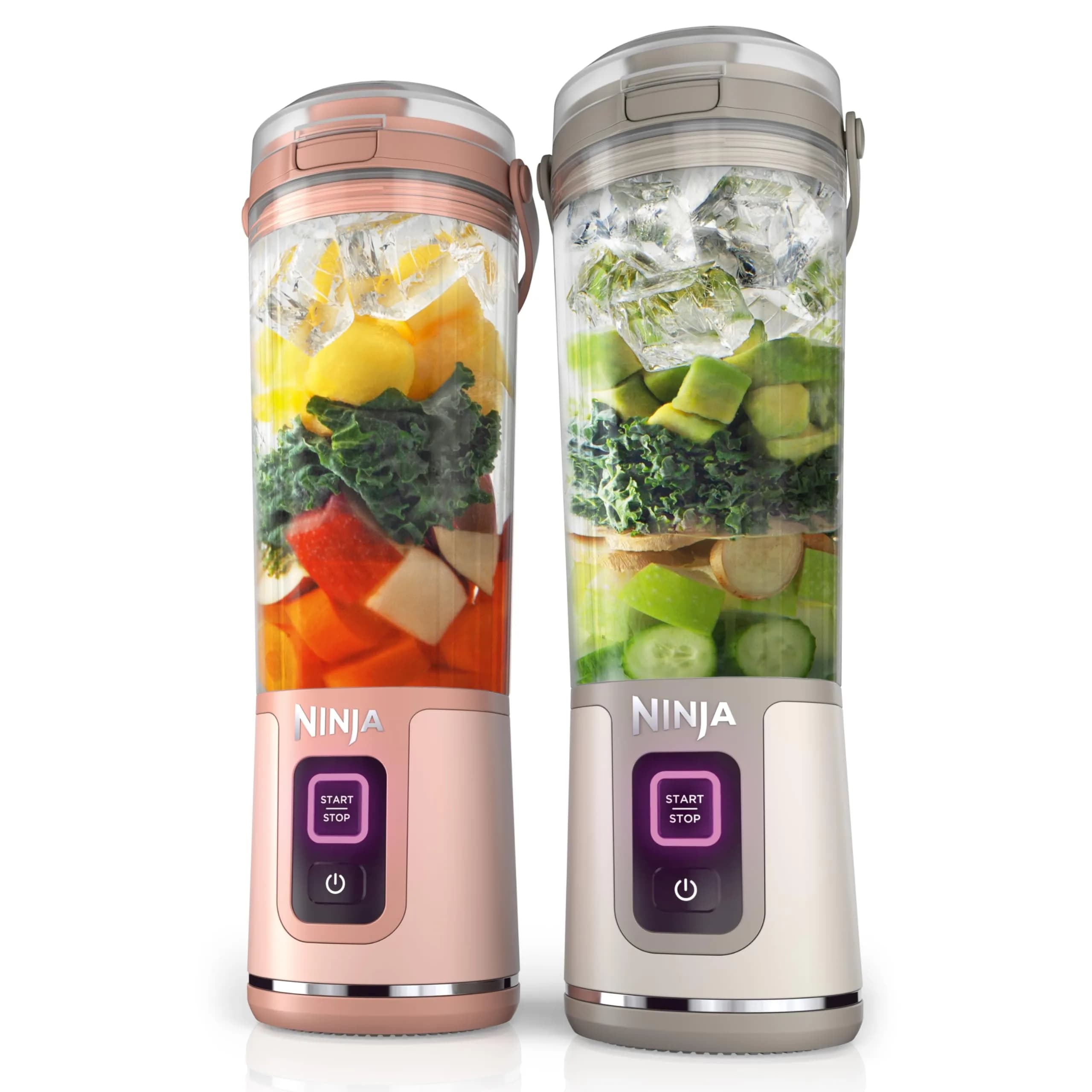 Ninja Portable Blender 18oz Cordless | High-Speed, Rechargeable, BPA-Free — 2-Pack