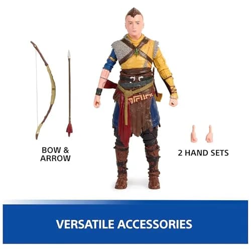 PlayStation Atreus 6-Inch Action Figure with 4 Accessories | God of War Ragnarok Collector's Item thumbnail 6