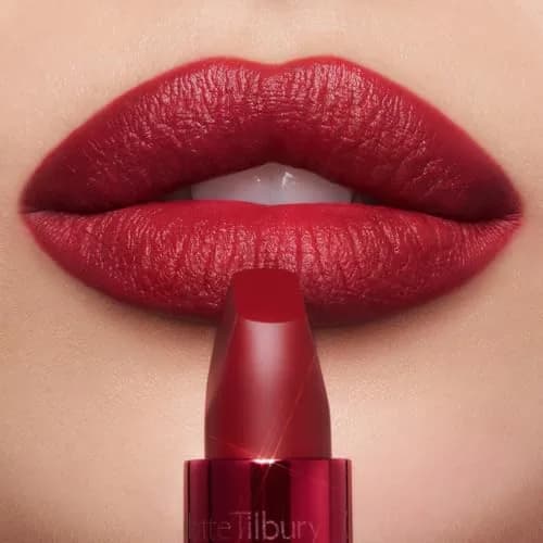 Charlotte Tilbury Matte Revolution Lipstick - Cinematic Red - 1.5g (0.05 oz) | Long-Lasting Hydrating Matte Finish thumbnail 4
