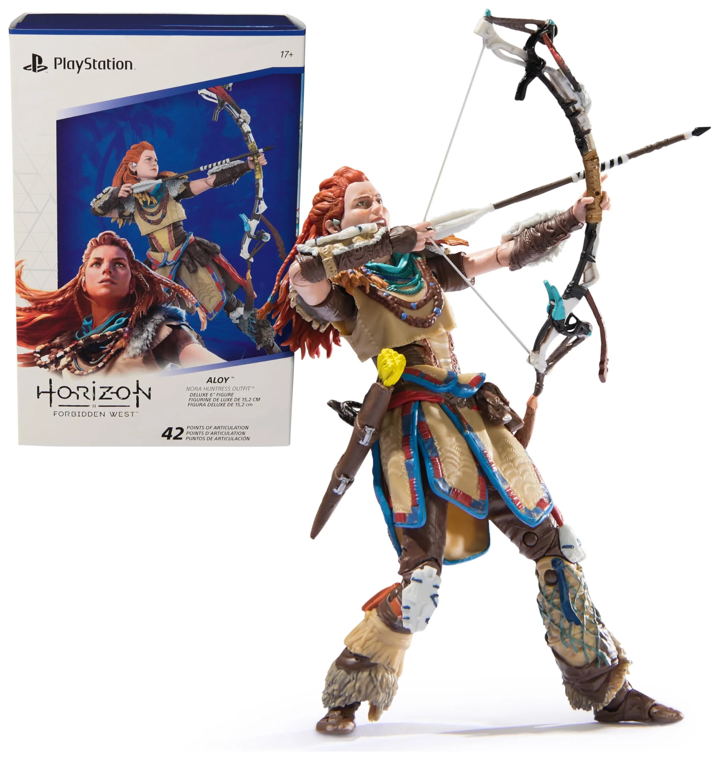 PlayStation Horizon Forbidden West Deluxe Aloy Action Figure 6-Inch (15.24 cm) | Officially Licensed Collectible — Aloy