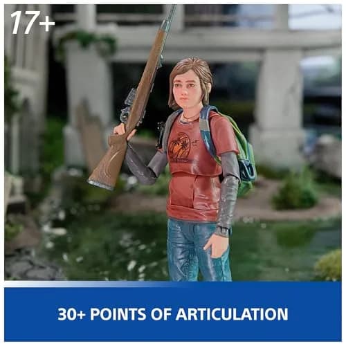PlayStation The Last of Us Joel & Ellie 6" Deluxe Figure 2-Pack | Collectible Action Figures with 30+ Articulation Points thumbnail 4
