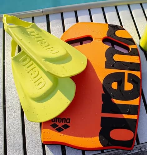 ARENA Unisex Adult Lightweight Swim Training Fins with Open Heel, Black, 23.7cm (9.33in) / 40.3cm (15.86in) / 10.4cm (4.09in) | Improve Leg Technique thumbnail 6