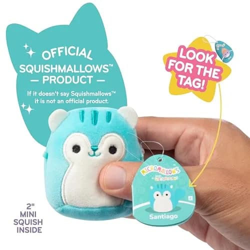 Squishmallows Micromallows Series 1 Mystery Mini Plush | Soft, Collectible 2" Toy for Kids & Teens thumbnail 4