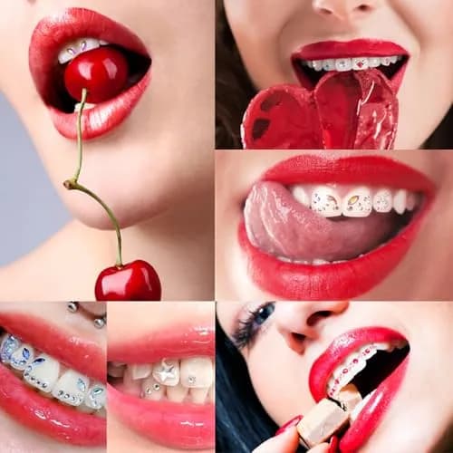 YOYOWY Tooth Gem Kit,Teeth Jewelry Kit with Glue and Light,Teeth Gems Kit for Teeth,Professional DIY Tooth Gem Kit,Crystal Smile Gems thumbnail 4