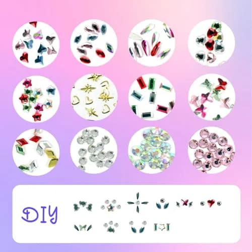 YOYOWY Tooth Gem Kit,Teeth Jewelry Kit with Glue and Light,Teeth Gems Kit for Teeth,Professional DIY Tooth Gem Kit,Crystal Smile Gems thumbnail 3